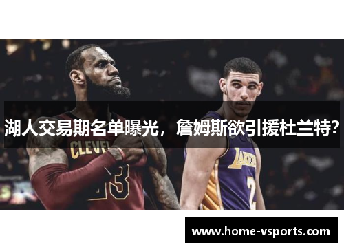 湖人交易期名单曝光，詹姆斯欲引援杜兰特？